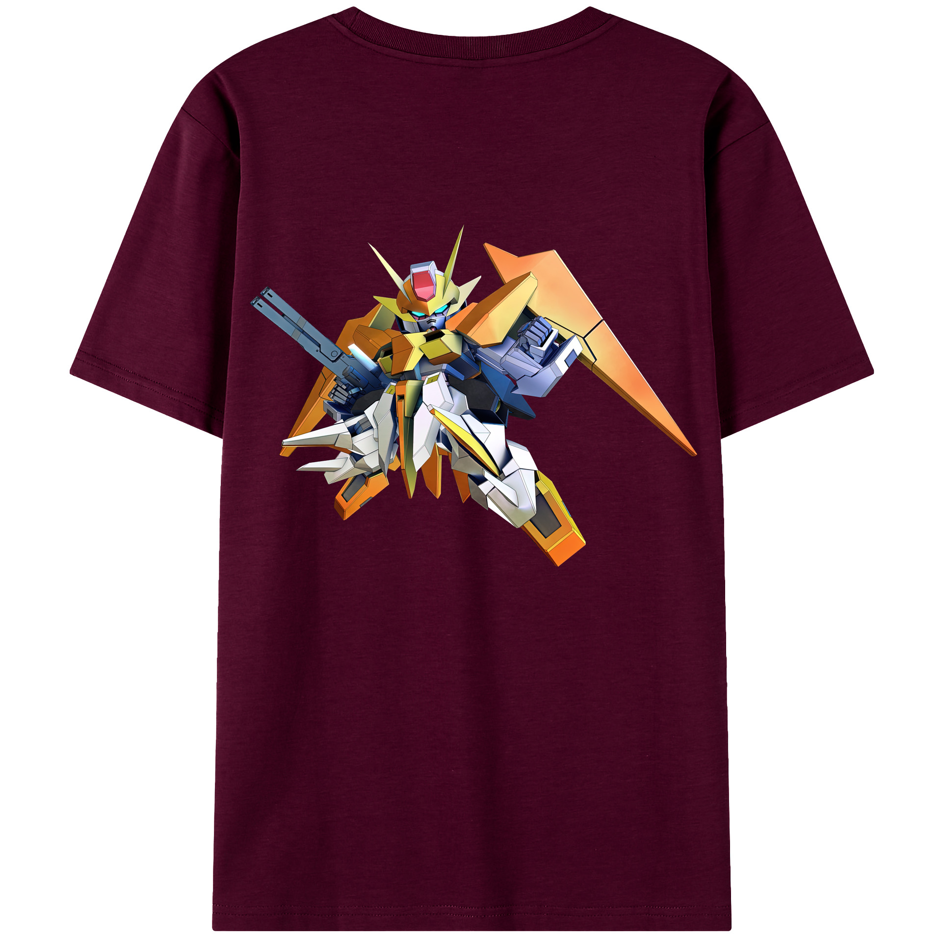 （画像用） 機動戦士ガンダム Mobile Suit Gundam レディース半袖Tシャツ(バックプリント)